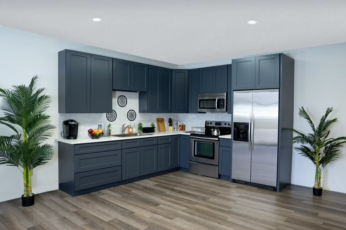 Cyber Grey cabinet collection