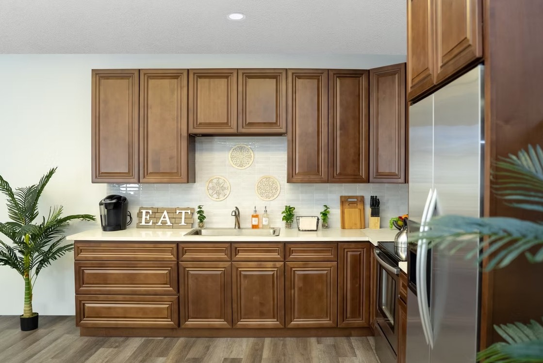 Dark Caramel cabinet collection